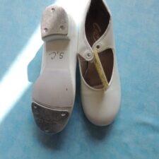 White tap shoes