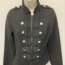 Black military style jacket