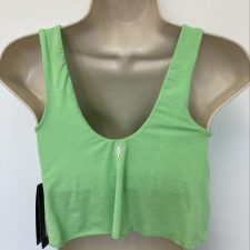 Neon layered crop top