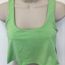 Neon layered crop top