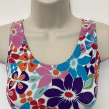 Flower lycra crop top - Bespoke measurement costumes