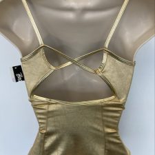 Gold metallic top