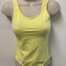 Yellow tank leotard