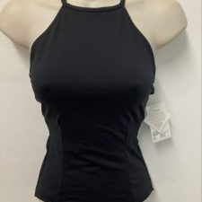 Black halter neck leotard