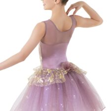 Lavender and gold sequin and floral romantic tutu