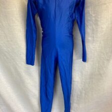Royal blue lycra catsuit