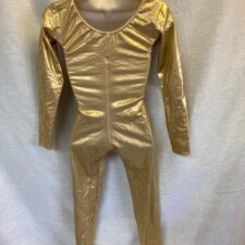 Gold metallic catsuit