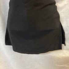 Black lycra skirt over shorts
