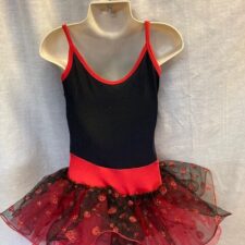 Red and black spotty tutu