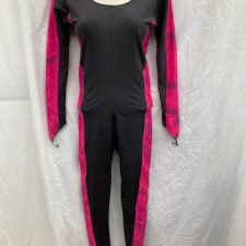 Black and pink catsuit