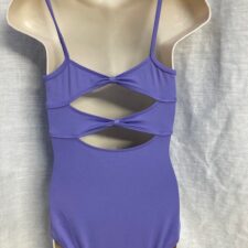 Pale purple leotard with double bow back