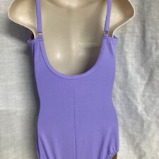 Lilac leotard with rouched front
