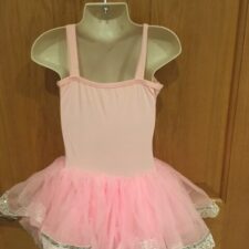 Pale pink tutu with silver detail