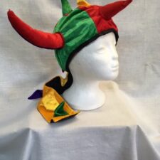 Multi colour dragon hat