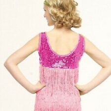 Sparkle fringe skirted leotard with boot covers