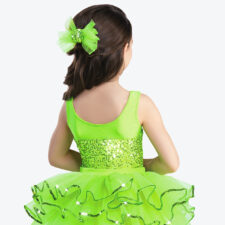 Neon green sequin tutu (hair and shoe accessories included)