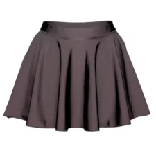 Black circular skirt