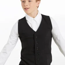 Black dance waistcoat