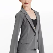 Grey suit dance jacket