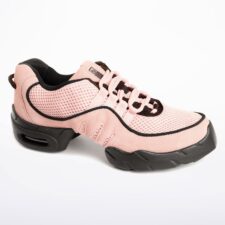 Pink and black jazz trainers