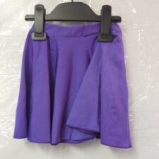 Purple lycra skirt