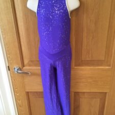 Purple and silver all-in-one - Bespoke Measurement Costumes