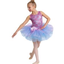 Pink lace and periwinkle blue tutu