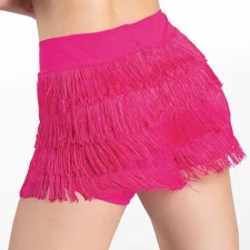 Fringed bike shorts