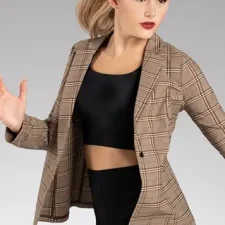 Plaid blazer