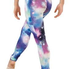 Galaxy print leggings
