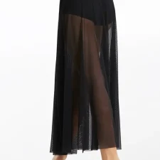 White chiffon skirted briefs